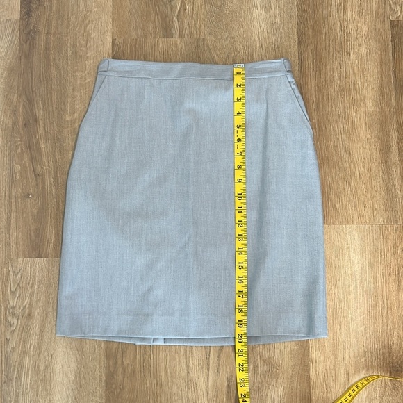 BCBG women’s blue/gray three-piece suit, including pants/skirt/jacket size 6 - Picture 15 of 16